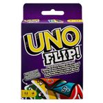 Mattel Games UNO FLIP! Family Card Game for Adults, Teens & Kids, Double-sided Deck with Special Flip Card, 112 Cards, 7 Year Old and Up, ‎GDR44