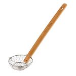 Helen's Asian Kitchen Mini Spider Strainer, 3-Inch, Stainless Steel with Natural Bamboo Handle