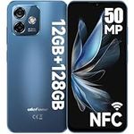 Upgrade has NFC- Ulefone Note 16 Pro (12GB+128GB) Android 13 Unlocked Smartphone, 50MP Main Camera Unlocked Cell Pones Canada, 6.52” Screen, 8-Core Processor, 4400mAh, Dual 4G Mobile Phone-Blue