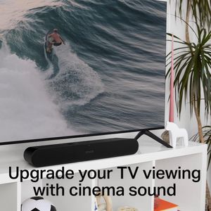 Sonos Ray Soundbar – Compact Wireless Speaker, Black