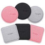 Ringke Magnetic Mount Replacement Metal Plate Kit (6 Pack, 3 Square and 3 Round) with 3M Adhesive Pad and Universally Compatible for Magnet Phone Car Holder Cradle – Assorted Colors