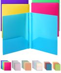 Mr. Pen- Folders with Pockets and Prong, 5 Pack, Plastic, Pocket Folders, Folders with Prongs, File Folders with Fasteners, 2 Pocket Folder, Folder with Pockets, Two Pocket Folder, 3 Prong Folders