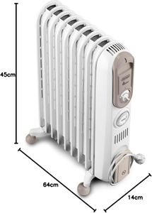 DeLonghi Electric Oil Heater – Vento Portable Radiator