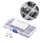 600Pcs 15 Kinds of Values Transistor Assortment X 40 Pcs NPN PNP Transistor TO-92 Kit Set with Plastic Box