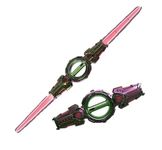 Braintastic Kids LED Light Saber Sword Toy with Sound | Glowing Action Toy Stick | Battery Operated Toy for Boys & Girls (Black)