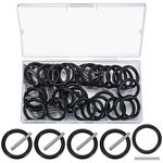 60 Pcs Replacement Pin and O-Ring Set(30 Pins+30 Rings), 4x30mm Impact Wrench Rings, 3x25mm Impact Driver Socket Pins, for Impact Socket Scaffolders, Impact Wrench, Pressure Washer