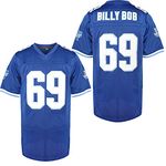 Men 82 Charlie Tweeder 69 Billy Bob Varsity Blues Movie West Canaan Coyotes Football Jersey All Stitched S-XXXL (69 Blue, Large, l)