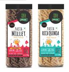 NutraHi Millet Gluten Free Pasta + Rich Quinoa Gluten Free Pasta 200 Gm Each (Combo)