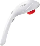 Homedics, Cordless Percussion Body Massager with Soothing Heat Lightweight, Handheld, Ergonomic with 2 Intensity Settings and Rechargeable Battery