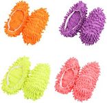 XNHIU 4 Pairs Mop Slippers Creative