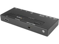 StarTech.com 4 Port HDMI Switch - 4K with Fast Switching, Auto-Sensing & Serial Control - Automatic 4x1 HDMI Video Switcher Box (VS421HD4KA)