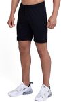 TCA Men's Aeron Gym/Running Shorts with Pockets - Black Stealth, Medium