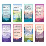 BOOKWORM Magnetic Quotes Bookmarks | Book Lovers Gift | Gift for Readers | Pack of 8 |