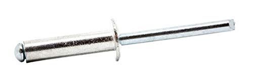 3.2mm x 20mm Blind Pop Rivet Dome Head Aluminium/Steel Shaft (Pack of 20)