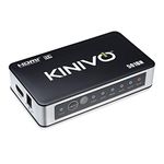 Kinivo 501BN 4K HDMI Switch with IR Wireless Remote (5 Port, 4K 30Hz, Auto-Switching)