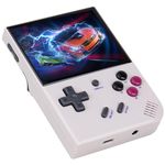 RG35XX Plus Retro Handheld Game Console - 3.5 Inch IPS Screen Linux System Built-in 64G TF Card 5000+ Games Support HDMI TV Output (Gray)