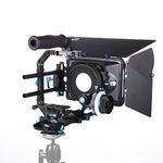 Fotga DP500IIS PRO DSLR Rig Set Movie Kit A/B Hard Stops Quick Release Follow Focus + DSLR 15mm Rods Rail Rig Support with Cheese Baseplate + DP3000 M4 DSLR swing away Matte Box Kit for all DSLR Camera and Video Camcorder