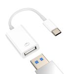 USB-C to USB A Dongle Type C OTG 3.0 Cable Adapter Thunderbolt Port Converter Compatible for Samsung for Apple iPhone15 Pro Max Plus for iPad10、Air4/5、Mini6、12.9 Macbook Camera memory Mouse CD