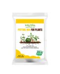 Leafy Tales Potting Mix enriched with Nutrients for Plants - 1 KG, Brown