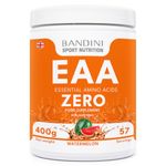 Bandini® EAA Essential Amino Acids | 400 g Powder | 9 Fermented Essential Amino Acids EAAs + BCAAs 2:1:1 & Vitamin B6 | Muscle Growth & Recovery | Intra Pre Post Workout (57 Portions (Lot de 1))