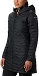 Columbia Women's Powder Lite Mid Jacket, Puffer Jacket, Black, Size M