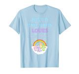 Care Bears Just A Girl Who Loves Care Bears Vintage Rainbow T-Shirt