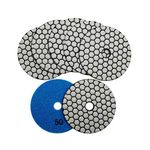 SHDIATOOL Dry Diamond Polishing Pads 7PCS Grit 50 for Granite Marble Stone Ceramic 4 Inch 100mm