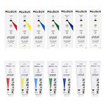 MEEDEN Artist Oil Paint, 7 Colors/100ml Oil Paint Tubes, 2 Titanium White, Non-toxic Fine Colors for Landscape & Portraiture, Oil Art Paints for Artists, Professional, and Avid Art Lovers, Adults