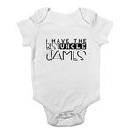 Shopagift Personalised I Have The Best Uncle Baby Grow Vest Bodysuit White