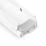 KS Hardware Adjustable Sweep for Self Draining Sill, Under Door Seal for Exterior Doors, 1-3/4" x 35-3/4”, White (36 inch)