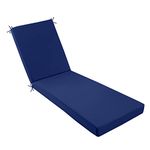 idee-home Chaise Lounge Cushions Outdoor, Lounge Chair Cushions Outdoor Lounge Cushions for Outdoor Furniture Weather and Stain Resistant Patio for Lawn Pool