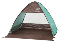 Captain Stag UA-33 Sun Shade, Beach Tent, CS Charman, Pop-Up Tent, DUO for 2 People, Mint Green