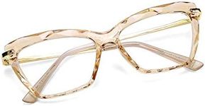 FEISEDY Cat Eye Glasses Frame Clear