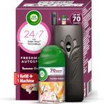 Air Wick 250 ml - Vanilla & Muskmelon (Summer Delights), Refill + Automatic Spray| Freshmatic Air Freshener Kit | 2600 Sprays Guaranteed | Automatic Room Freshener, Bathroom Freshener and Room Spray
