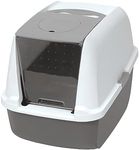 Catit Large Hooded Grey Litter Box 