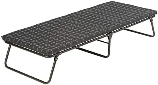 Coleman ComfortSmart Glamping Cot with Sleeping Pad, Folding Steel Cot with Thick Mattress Pad for Comfortable Sleeping, Deluxe Size Available for Big & Tall Adults