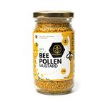 Shiva Organic 100% Natural Mustard Bee Pollen Granules | Plant based Protein | Natural Superfood - 125 g