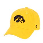 Zephyr NCAA Iowa Hawkeyes Mens Adjustable Scholarship Hat Secondary Color, Iowa Hawkeyes Gold, Adjustable