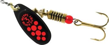 Mepps BF3 Fl Black Fury - Plain Trbl