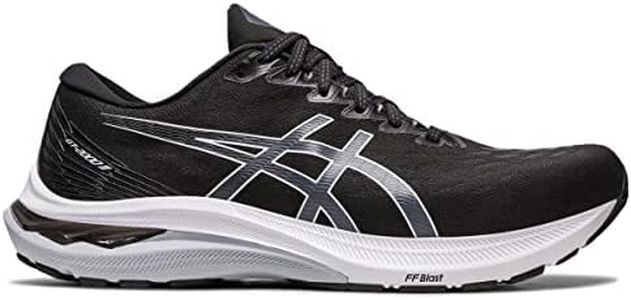 ASICS Men's GT-2000 11 Running Shoes, Black/White, 11 X-Wide