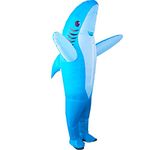 Inflatable Shark Costume Adult Air Blow-up Outfit Holloween Costumes Suit Funny Cosplay Dress for Christmas Party