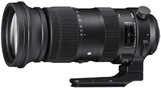 Sigma 60-600mm f/22-32 Fixed Zoom F4.5-6.3 DG OS HSM Camera Lenses, Black (730954), Canon EF