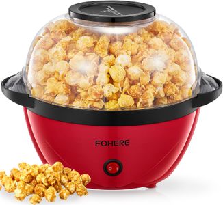 FOHERE 3.5L Popcorn Maker – Electric Hot Air Popcorn Machine