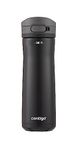 Contigo Jackson Chill Vacuum-Insulated Water Bottle | 590ml large BPA-free Stainless steel drinking bottle | Secure Lid for Leak-Proof Travel | Keeps drinks cold for 12 hours | Licorice