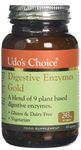 Udo's Choice Digestive Enzymes Gold - High Strength, New Formula - 9 Plant Based Digestive Enzymes - Vegetarian, Gluten Free & Dairy Free - 60 Vegecaps - One a Day
