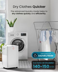 Pro Breeze 20L WiFi Dehumidifier – Smart Home Moisture Control