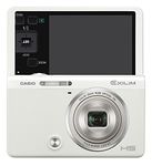 CASIO Digital camera "Self-portrait tilt LCD" "Make-up & SELPHY ART" EXILIM EX-ZR70WE (White)--(Japan Import-No Warranty)