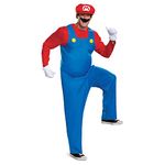 DISGUISE DIS10775D Deluxe Adults Super Mario Costume, Men, Cartoon, Red, X-Large