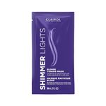 Clairol Professional Shimmer Lights Violet Toning Mask, Deep Conditions with Coconut, Jojoba & Argan Oil, 1 fl oz