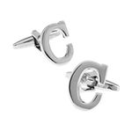 The Tie Hub Alphabet C Cufflinks For Mens Gift For Men